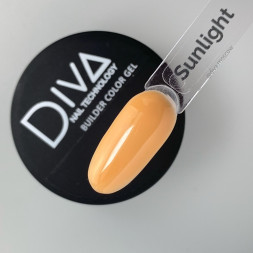 DIVA   Гель для моделирования  30мл  Builder gel   SUNLIGHT   (СНЯТО)