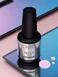 LINTO Top OF-PEARL QUARTZ 15мл Топ без л/с с эффектом втирки (под заказ)