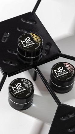 NAIL REPUBLIC   Gel Mirror PINK SILVER   5г (банка)   Гель-краска для дизана без л/с  Зеркальное золото оптом