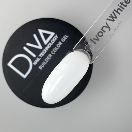 DIVA   Гель для моделирования  30мл  Builder gel   IVORY WHITE оптом