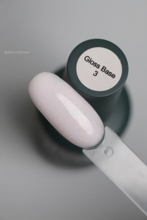 DIVA   База камуфлирующая с шиммером  15мл  Base  GLOSS   №03 оптом