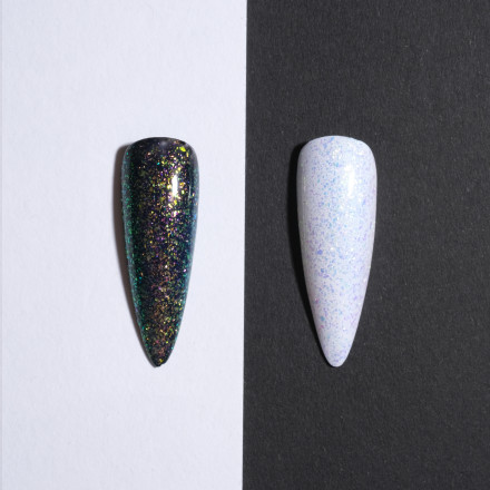 NAIL REPUBLIC   Гель-лак с хлопьями Юки   10мл   Galaxy   #01 оптом