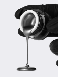 NAIL REPUBLIC Gel Mirror SILVER 5г (банка) Гель-краска для дизана без л/с Зеркальное золото