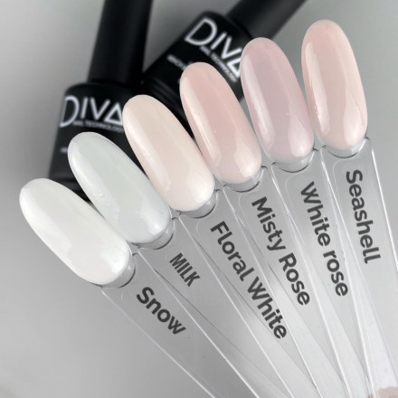 DIVA   База камуфлирующая  French Base FLORAL WHITE   15мл оптом