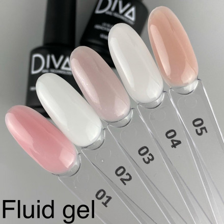 DIVA   Гель для укрепления   15мл   Gel FLUID   #03 оптом