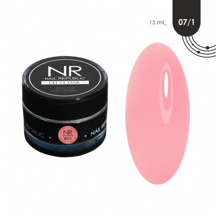NAIL REPUBLIC   Гель  для моделирования жидкий   Gel   CLASSIC   #07/1   15г оптом