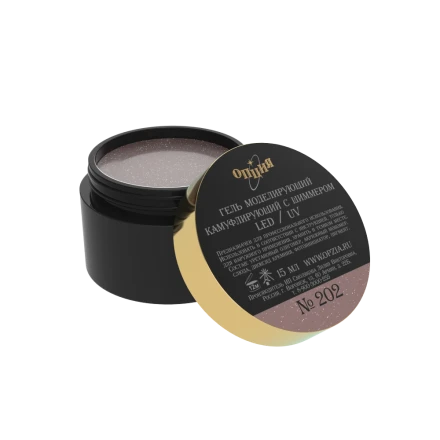 ОПЦИЯ  ТОН   #202   15мл   Гель для моделирования самовыравнивающийся с шиммером оптом