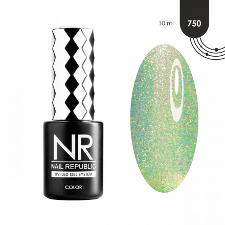 NAIL REPUBLIC   Гель-лак перламутровый   10мл   Sirena   #750 оптом