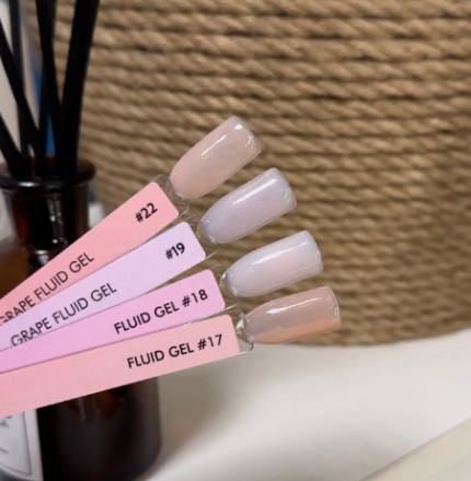 ONE NAIL &amp; GRAPE  Гель для укрепления с шиммером   Fluid gel   #19   15мл оптом