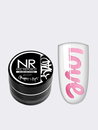 NAIL REPUBLIC   Graffity Art БЕЛАЯ   5г (банка)   Гель-краска для дизайна оптом