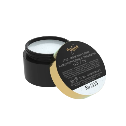 ОПЦИЯ  ТОН   #203   15мл   Гель для моделирования самовыравнивающийся с шиммером оптом