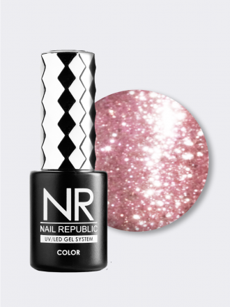 NAIL REPUBLIC   Гель-лак жидкая фольга   10мл   Night Life   #379 оптом