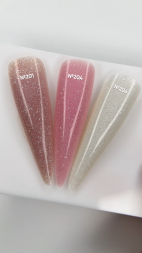 ОПЦИЯ ТОН #204 15мл Гель для моделирования самовыравнивающийся с шиммером