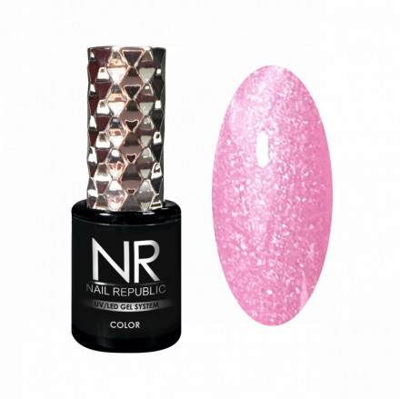 NAIL REPUBLIC   Гель-лак с шиммером   10мл   Lilac   #020 оптом