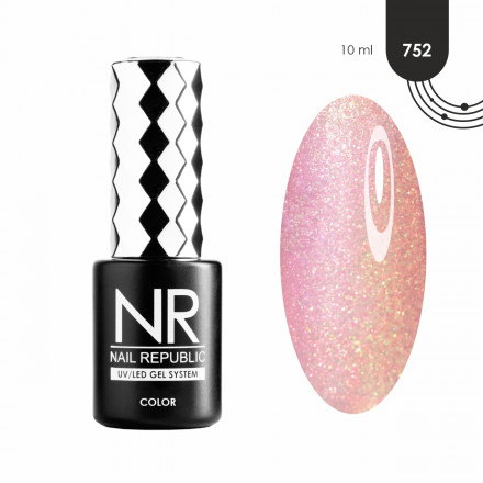 NAIL REPUBLIC   Гель-лак перламутровый   10мл   Sirena   #752 оптом