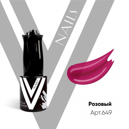 VOGUE NAILS   Гель-лак витражный  10мл  РОЗОВЫЙ оптом