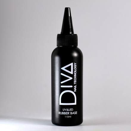 DIVA   База каучуковая прозрачная  RUBBER Base   110мл оптом