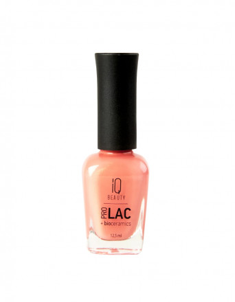 IQ BEAUTY   Лак для ногтей с биокерамикой с шиммером   12,5мл   Prolac PEACH AWE   #135 оптом