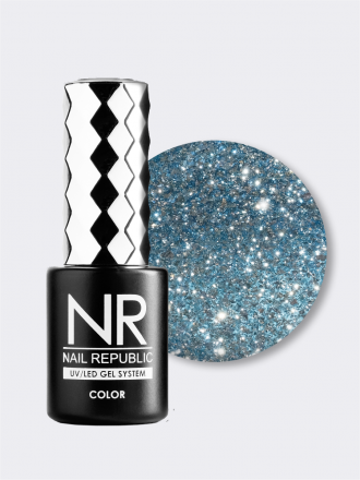 NAIL REPUBLIC   Гель-лак жидкая фольга   10мл   Night Life   #381 оптом