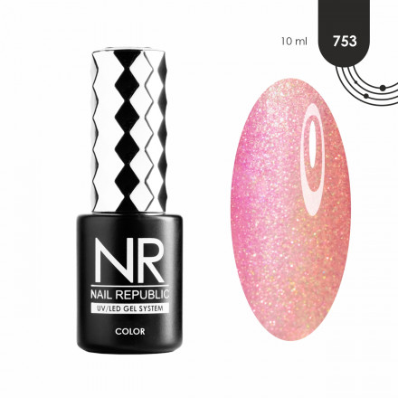 NAIL REPUBLIC   Гель-лак перламутровый   10мл   Sirena   #753 оптом