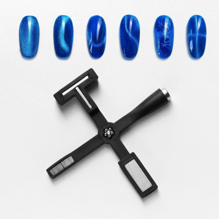 NAIL REPUBLIC   Магнит прямоугольный для гель-лака кошачий глаз   5в1 оптом