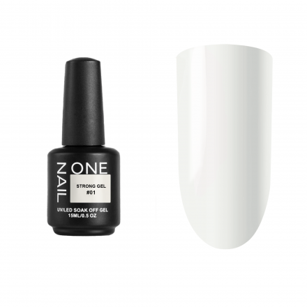 ONE NAIL   Gel  STRONG   #01   15мл (флакон)   Гель моделирующий самовыравнивающийся оптом