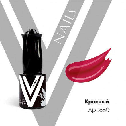 VOGUE NAILS   Гель-лак витражный  10мл  КРАСНЫЙ оптом