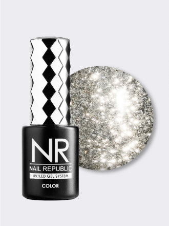 NAIL REPUBLIC   Гель-лак жидкая фольга   10мл   Night Life   #382 оптом