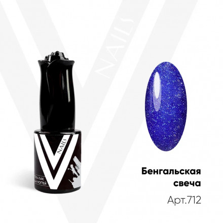 VOGUE NAILS   Гель-лак с блестками  10мл  БЕНГАЛЬСКАЯ СВЕЧА оптом