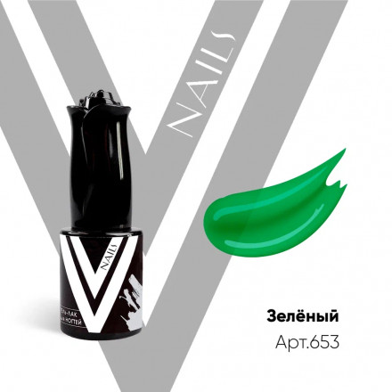 VOGUE NAILS   Гель-лак витражный  10мл  ЗЕЛЕНЫЙ оптом