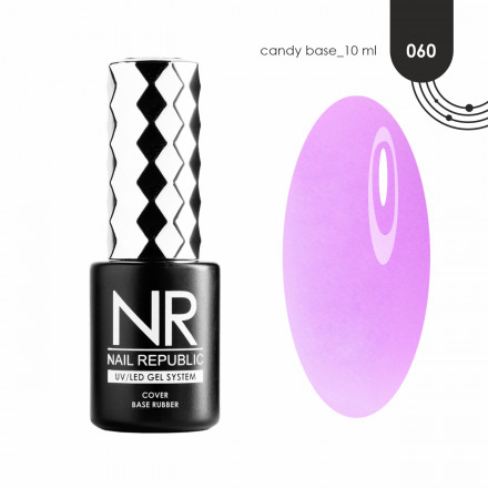 NAIL REPUBLIC   База цветная   10мл   Base CANDY   #60 оптом
