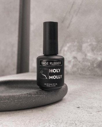 HOLY MOLLY   База прозрачная   Base   RUBBER   15мл оптом