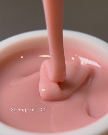 ONE NAIL   Gel  STRONG   #03   15мл (флакон)   Гель моделирующий самовыравнивающийся оптом