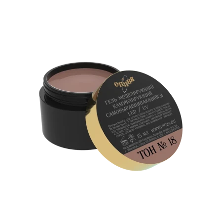 ОПЦИЯ  ТОН   #18   15мл   Гель для моделирования самовыравнивающийся камуфлирующий оптом