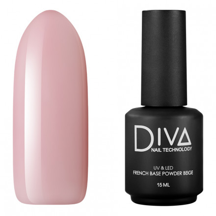 DIVA   База камуфлирующая  French Base POWDER BEIGE   15мл оптом