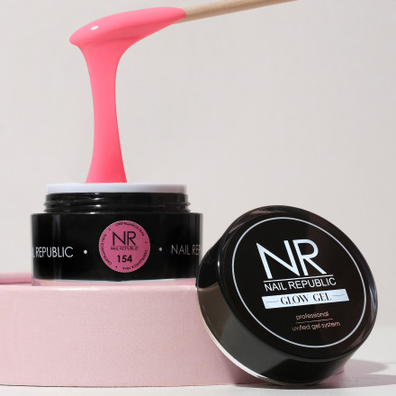 NAIL REPUBLIC   Гель для моделирования цветной   Gel GLOW   #154   15г оптом