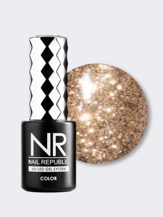 NAIL REPUBLIC   Гель-лак жидкая фольга   10мл   Night Life   #384 оптом