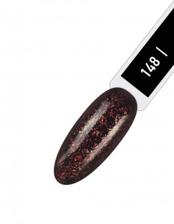 IQ BEAUTY   Лак для ногтей с биокерамикой с декором   12,5мл   Prolac RED YULE   #148   (СНЯТО) оптом