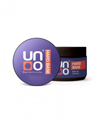 UNO   База прозрачная бескислотная жесткая   Base HARD CORRECTOR   12г (банка) оптом