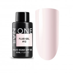 ONE NAIL   Gel FLUID   #12   30г (бутылка)   Гель для укрепления жидкий