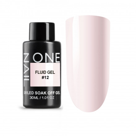 ONE NAIL   Gel FLUID #12   30г (бутылка)   Гель для укрепления оптом