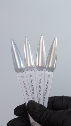 NAIL REPUBLIC Powder SILK #51   Втирка металлик полупрозрачная оптом