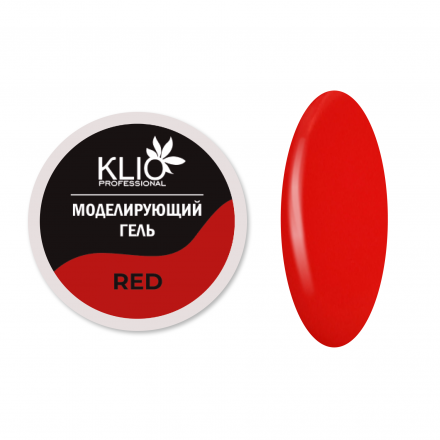 KLIO  Гель цветной для моделирования  15г   RED оптом