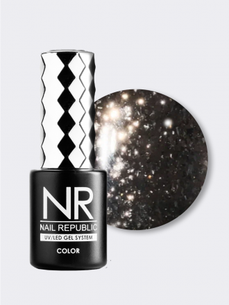 NAIL REPUBLIC   Гель-лак жидкая фольга   10мл   Night Life   #385 оптом
