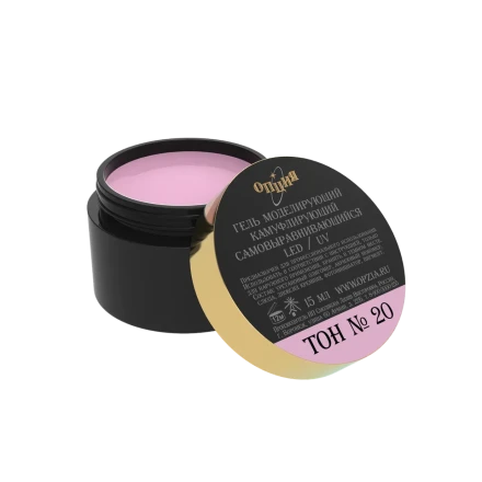 ОПЦИЯ  ТОН   #20   15мл   Гель для моделирования самовыравнивающийся камуфлирующий оптом