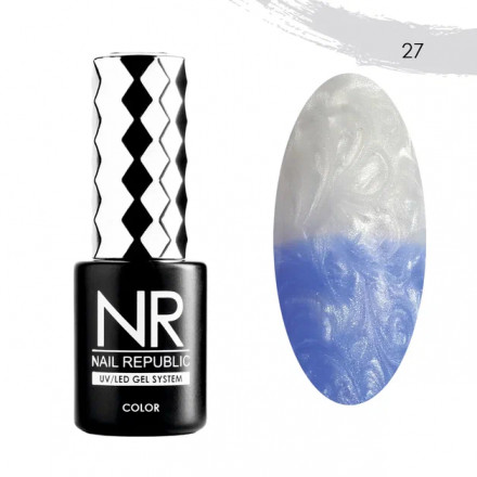 NAIL REPUBLIC   Гель-лак термо   10мл   Thermo Color Pearl   #027 оптом