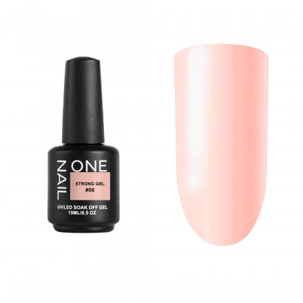 ONE NAIL   Gel  STRONG   #06   15мл (флакон)   Гель моделирующий самовыравнивающийся оптом