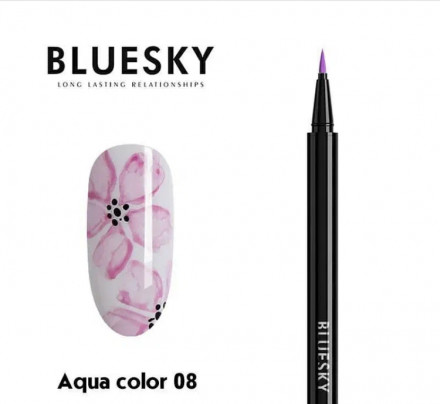BLUESKY Aquacolor nail pen Акварельный фломастер №08 оптом