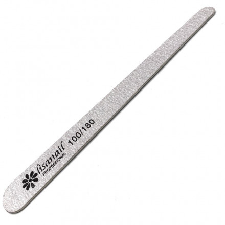 LISA NAIL   Пилка капля МИНИ на дереве   16,5см   100/180   (50шт)   [16] оптом