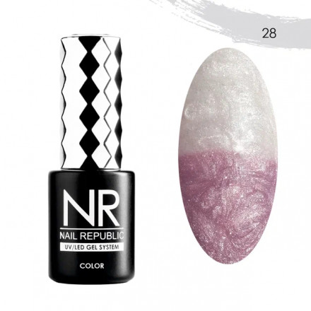 NAIL REPUBLIC   Гель-лак термо   10мл   Thermo color pearl   #028 оптом